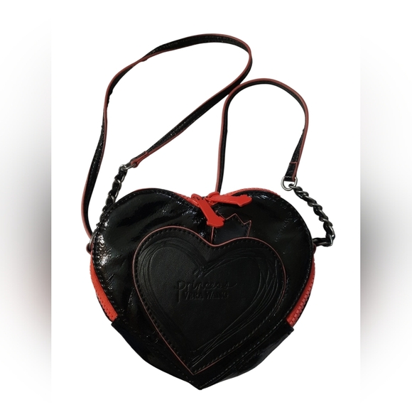 Vera Wang Handbags - Vera Wang Princess Heart-Shaped Black and Pink Women's Bag